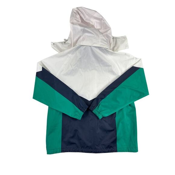 Tory Burch Sport - Waterproof Raincoat Tech-Satin Performance Hooded Jacket in W - Picture 5 of 8